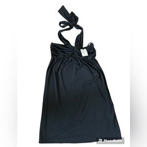 halter dress from Saks size XS, tie, flowy, stretch, comfort, vacation, party